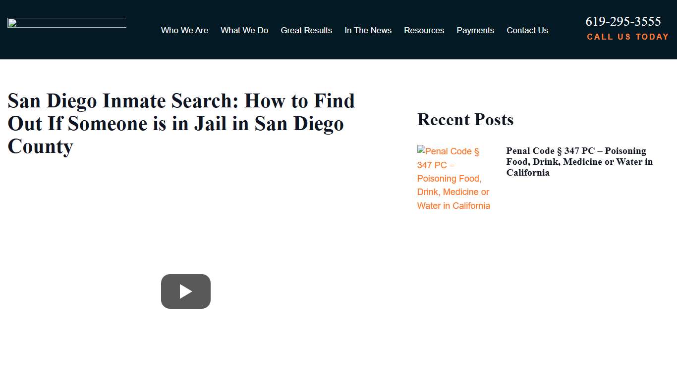 San Diego Inmate Search: How to Find Out If Someone is in Jail